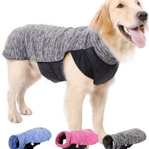 Nordic Reversible Long-Collar Warm Dog Vest Jacket