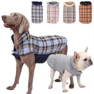 Classic Plaid Reversible Dog Coat