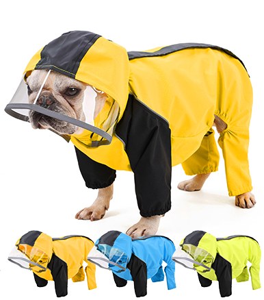 Four-Leg Waterproof Dog Raincoat
