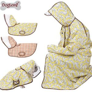 Vintage Printed Matching Human Raincoat