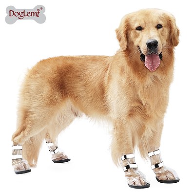 Waterproof Dog Rain Boots, Set of 4