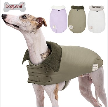 Soft Puffer Dog Coat