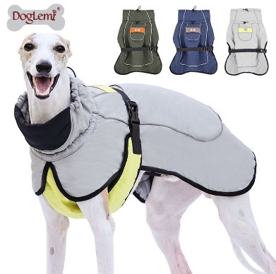 Thick Padded Waterproof Outdoor Dog Winter Vest Jacket