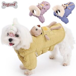 Candy Bear Padded Pet Coat