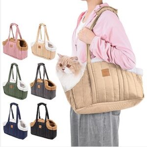 Open-Top Winter Handheld Pet Carrier