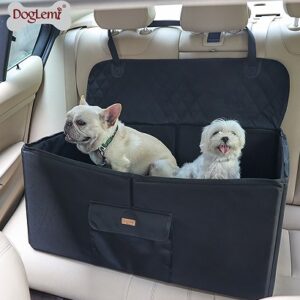 Elevated View Pet Car Seat Bed