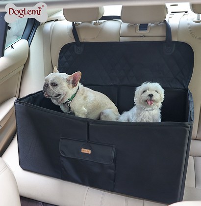 Elevated View Pet Car Seat Bed