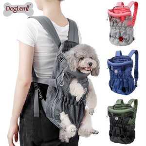 New Breathable Mesh Pet Travel Backpack and Front Carrier