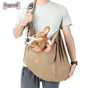 Vintage Shoulder Carrier for Medium and Large Dogs