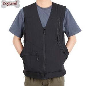 Dog Training Vest with Large Pockets, Multifunctional Anti-Scratch Trainer Waistcoat