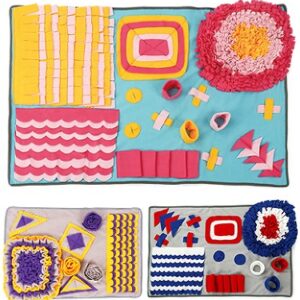 Machine-Washable Pet Snuffle Mat for Dogs and Cats