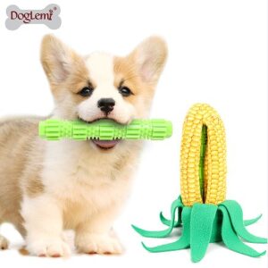 2-in-1 Corn Dog Treat-Dispensing Plush Toy