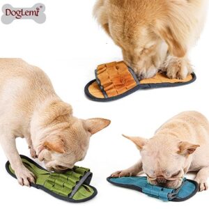 Dolemi Patent Bite-Resistant Slipper Snuffle Squeaky Dog Toy