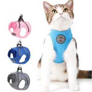 Breathable Vest Cat Harness and Leash Set