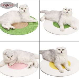 Japanese-Style Cotton Knit Cat Scratching Bed Mat