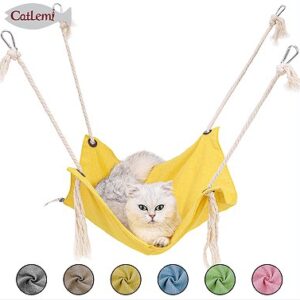 INS-Style Breathable Cotton-Linen Summer Cat Hammock
