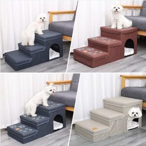 Foldable Pet Dog Stairs for Bed and Sofa