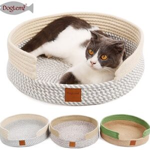 Japanese-Style Cotton Woven Cat Bed and Scratch Mat