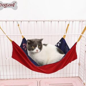 Mixed-Color Cat Hammock, Two-Tone Flat Style