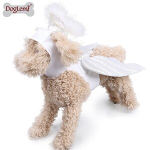 Halloween Christmas Angel Pet Costume
