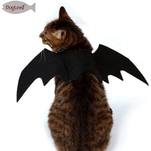 Halloween Black Pet Bat Wings Costume for Dogs and Cats