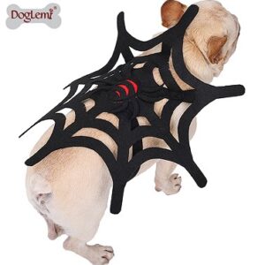 Halloween Spider Web Pet Costume for Dogs and Cats