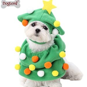 Warm Christmas Tree Pet Costume