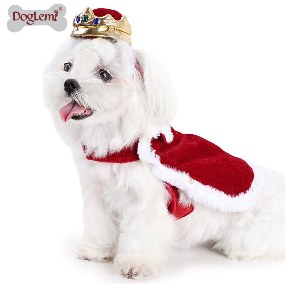 Crowned King and Queen Pet Costume